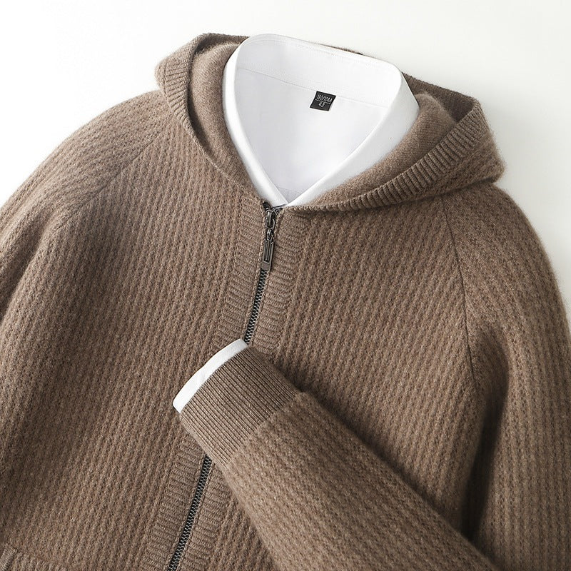 Cashmere Zip Hoodie – Luxe, Comfortabele en Zachte Hoodie van Kasjmier