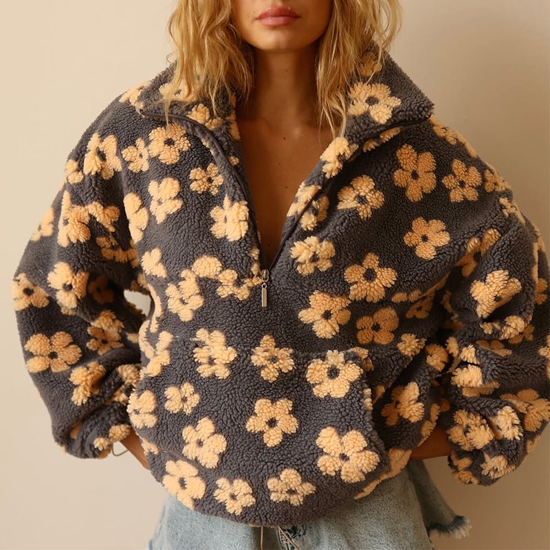 Suzan | Sweater with floral print 