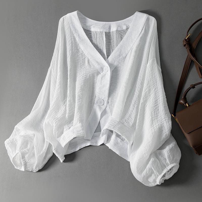 Sofia Linen Blouse