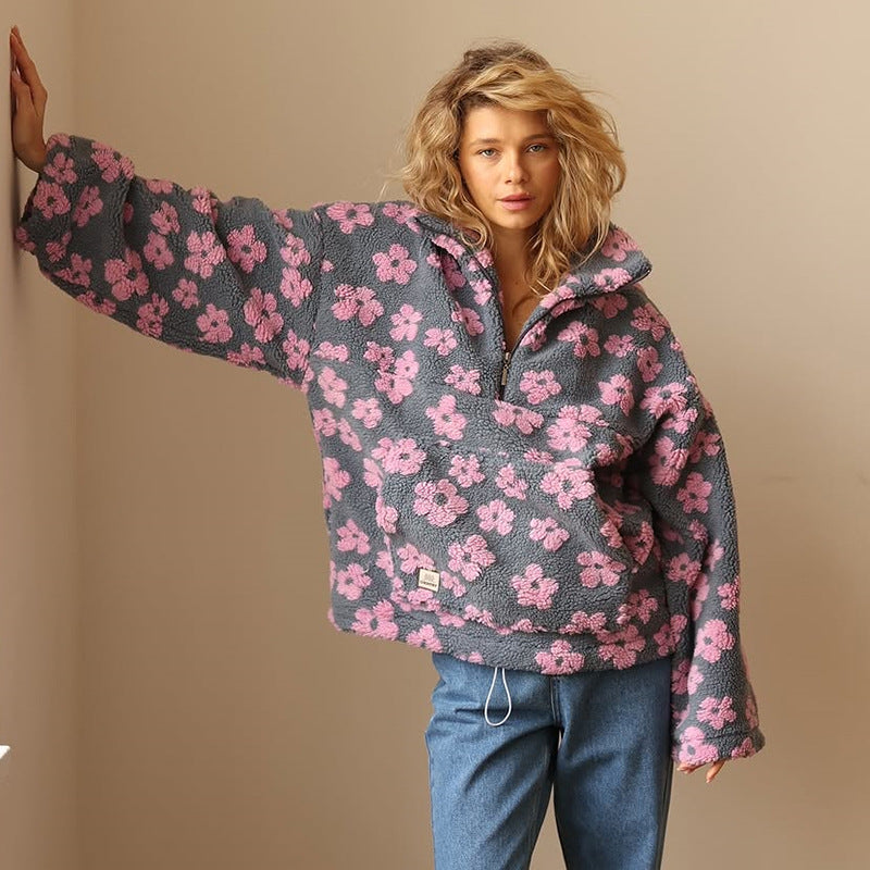 Suzan | Sweater with floral print 