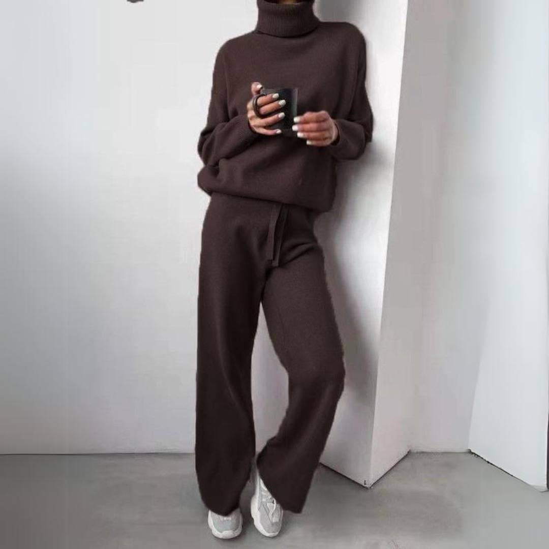 Karina - 2-teiliges Set, Rollkragen und lange Hose 