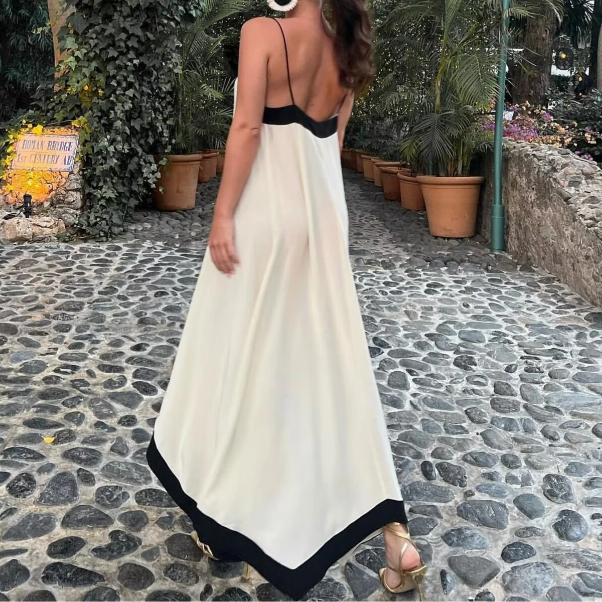 Mélanie™ | Elegante vloeiende jurk