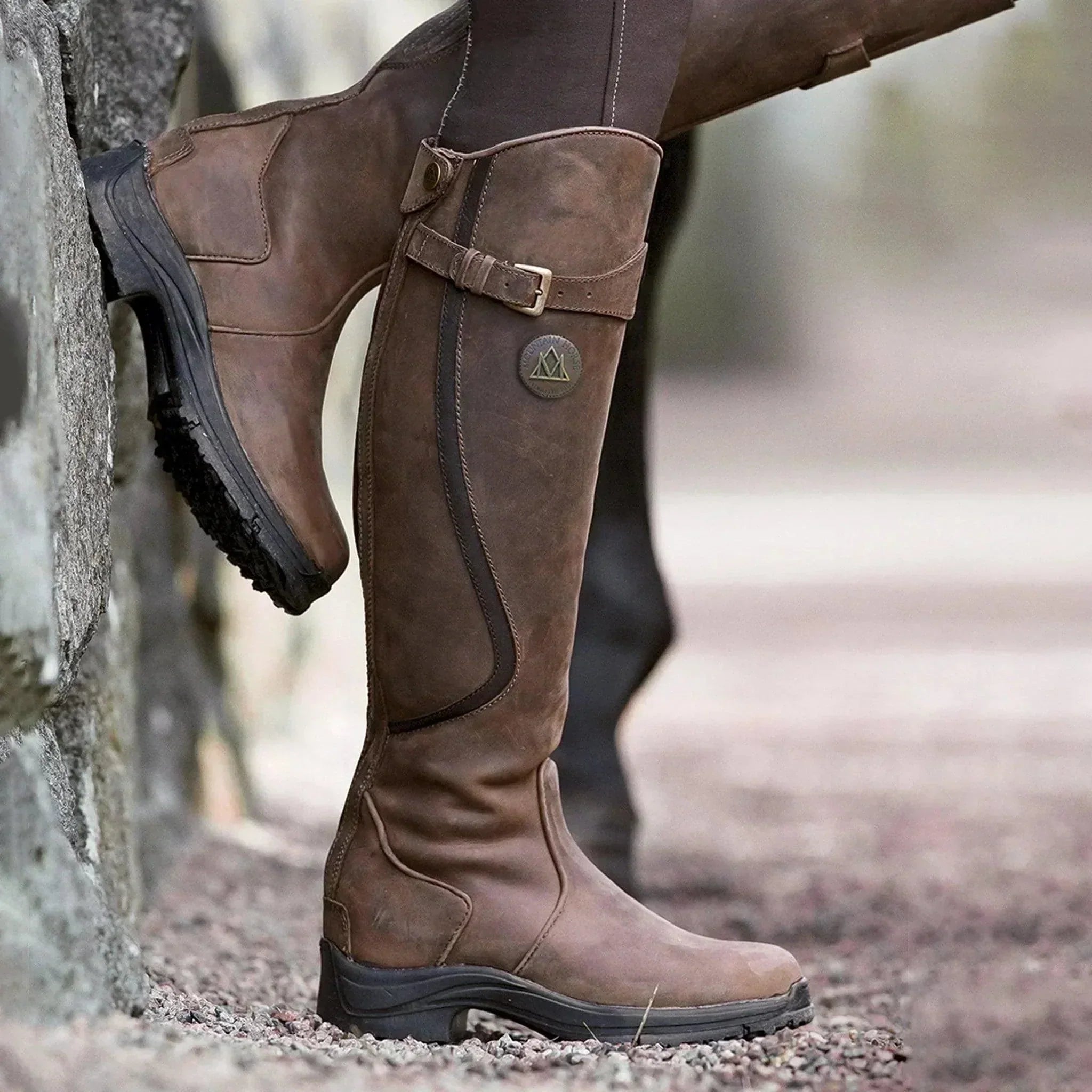Maeve | Wasserdichte Reitstiefel aus Leder