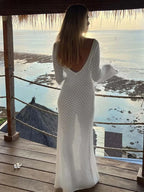NILA - Transparent Dress White