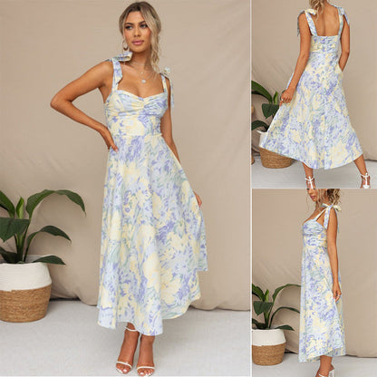 Soria™ - Fashionable floral midi dress