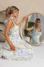 Soria™ - Modieuze gebloemde midi-jurk