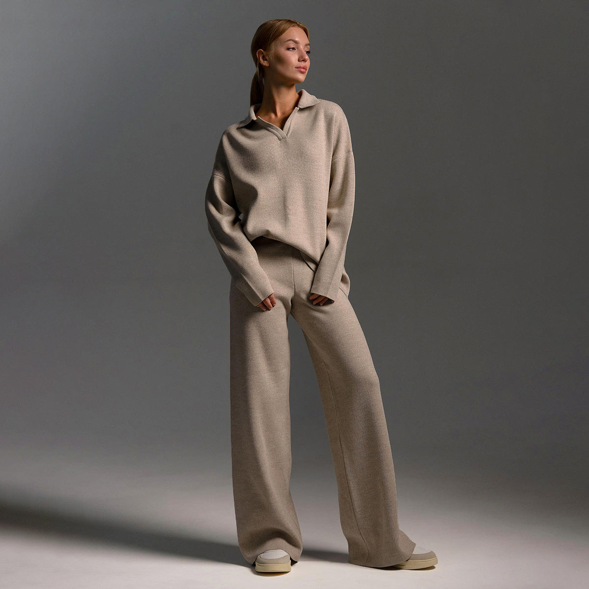 Selviane | Lounge Set met Wide Leg Broek & Relaxed Fit Top