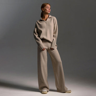 Selviane | Lounge Set met Wide Leg Broek & Relaxed Fit Top