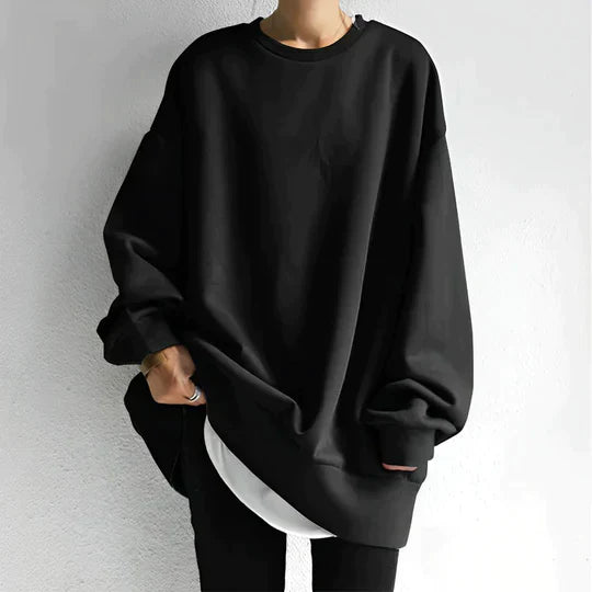 Latifah | Oversized Damen Pullover mit überschnittenen Schultern 