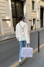Minimalist Jacket with Stand-Up Collar