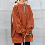 Latifah | Oversized Damen Pullover mit überschnittenen Schultern 