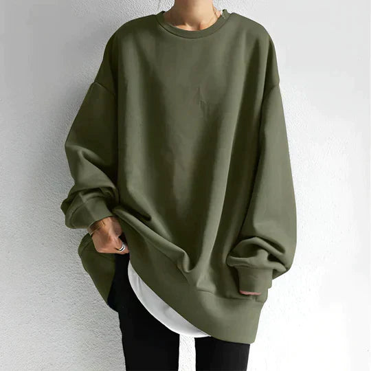 Latifah | Oversized Damen Pullover mit überschnittenen Schultern 