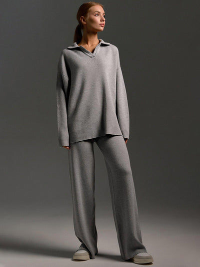 Selviane | Lounge Set met Wide Leg Broek & Relaxed Fit Top