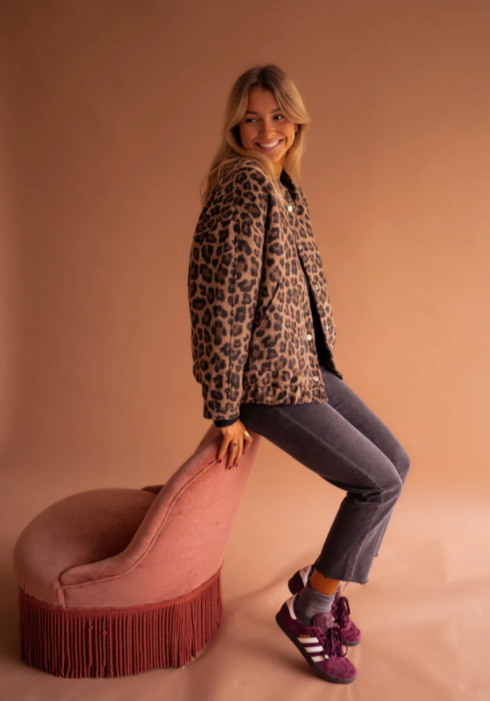 LEONA™ | Die Leoparden-Bomberjacke