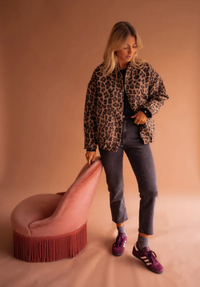 LEONA™ | Die Leoparden-Bomberjacke