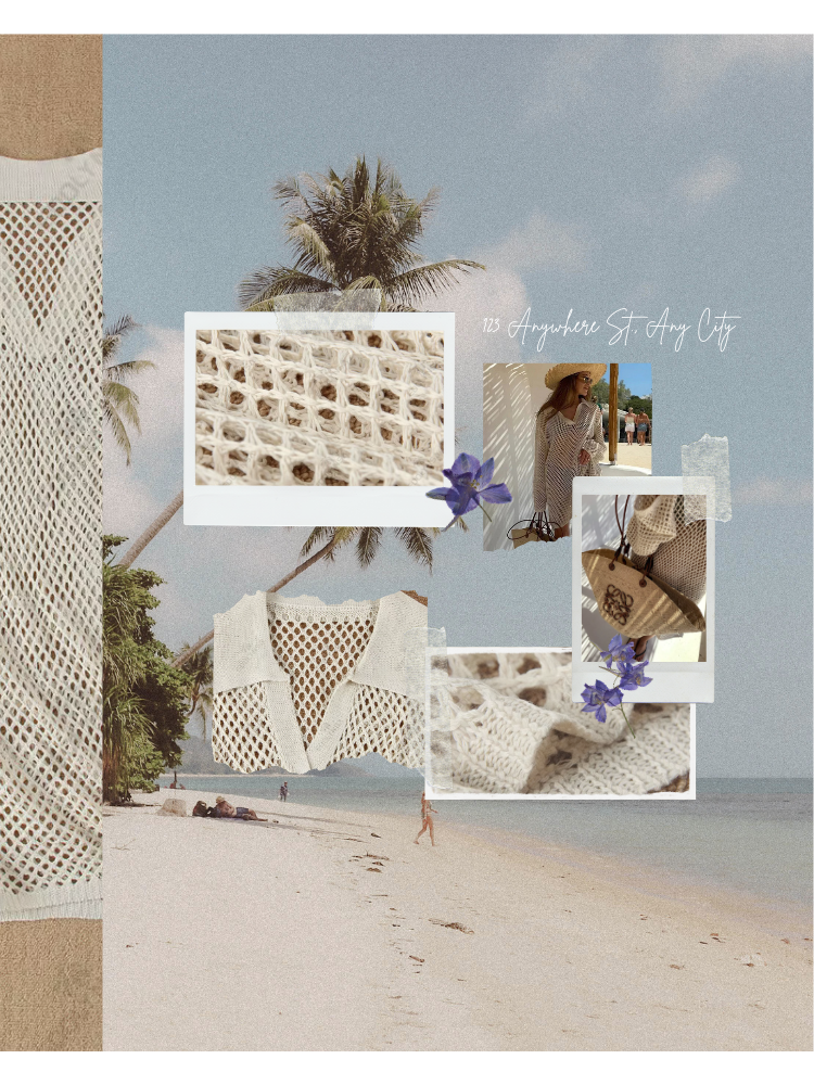 EDOLYNSA™ Gebreide Strandjurk