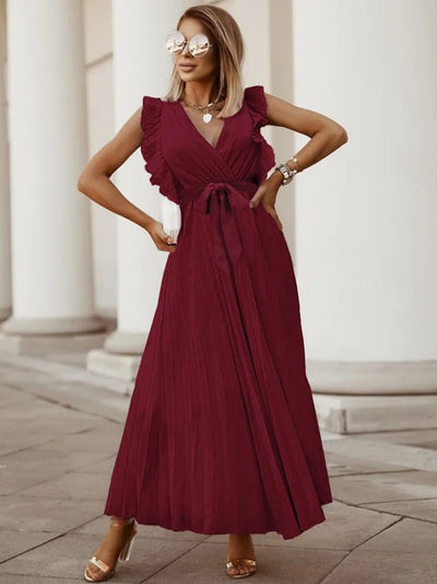 Viola™ - Chiffon Dress Pleated and Elegant