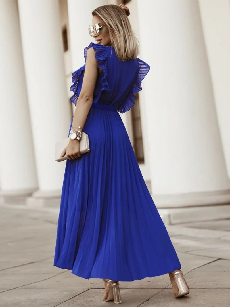 Viola™ - Chiffon Dress Pleated and Elegant