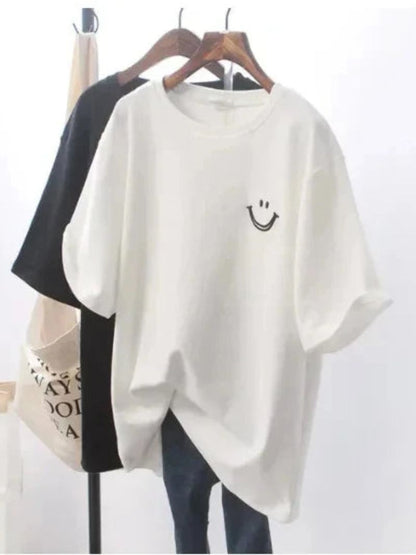 Lovely™ | Oversized - Love Loose White T-Shirt