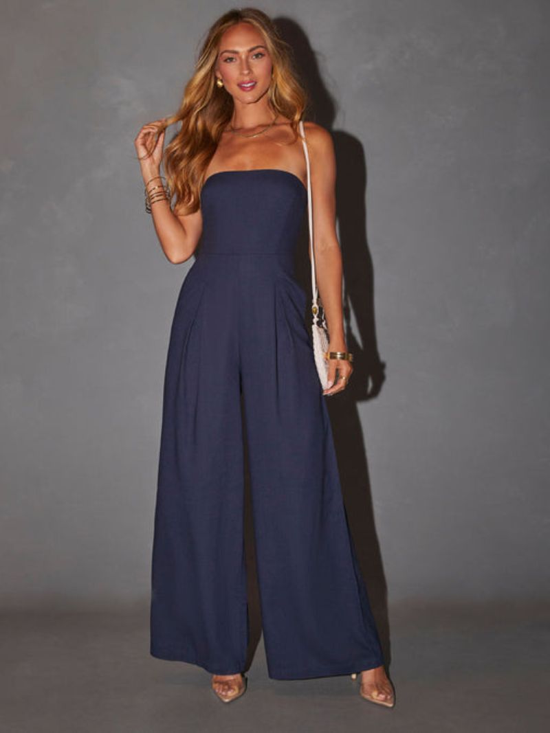 Samantha - Jumpsuit Tube Navy Blue 