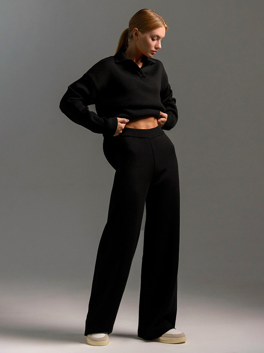 Selviane | Lounge Set met Wide Leg Broek & Relaxed Fit Top