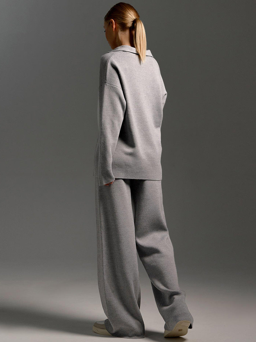 Selviane | Lounge Set met Wide Leg Broek & Relaxed Fit Top