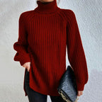 Elina™ | Eleganter Rollkragen- und Strickpullover 