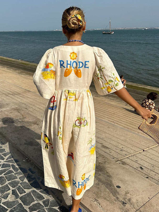 Rhode | Leinen Sommerkleid