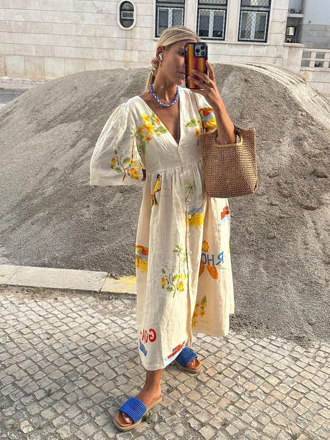 Rhode | Leinen Sommerkleid