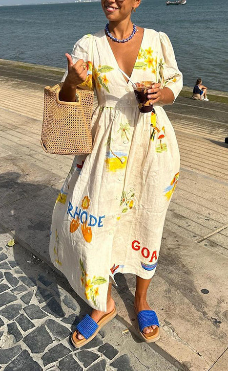 Rhode | Leinen Sommerkleid