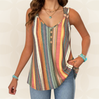 Marloes - Blouse with colorful stripes