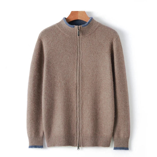 Bruno™ - Knitted Cardigan with Zip Closure 