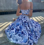 Camila – Dames 2-Delige Set met Tanktop en Rok met Print