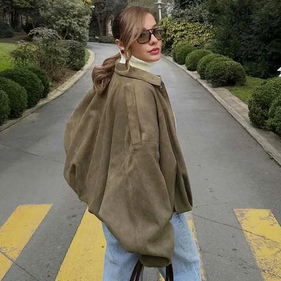 Nada | VIRAL Suedine Bomber Jas