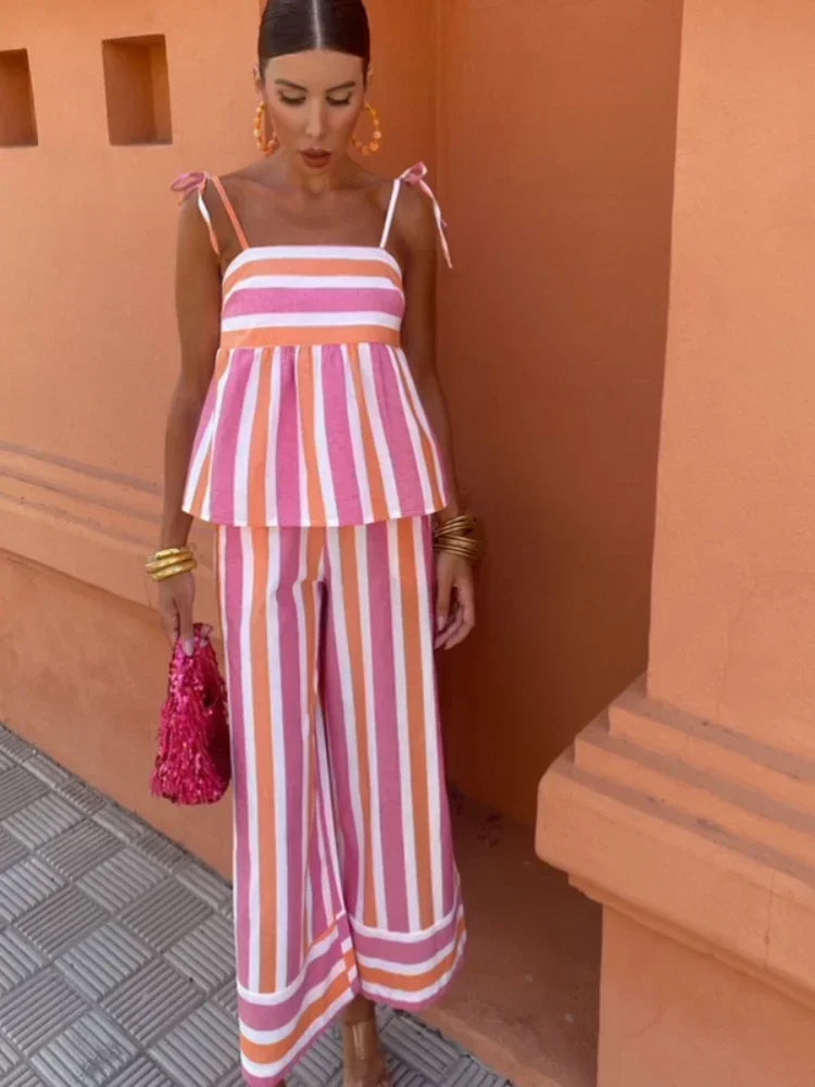 Hanne – Sommerset mit bedruckter Hose