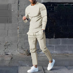 Dialot - Trendiges 2-teiliges Herren-Set | Pullover und Jogger