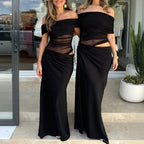 Naomi | Maxi Mesh Dress