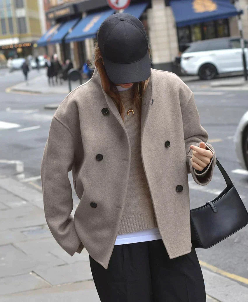 Lorayne Jacke | Oversized, zweireihige Damenjacke