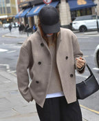 Lorayne Jacke | Oversized, zweireihige Damenjacke