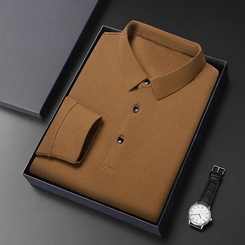 David | Luxe Lange Mouwen Polo