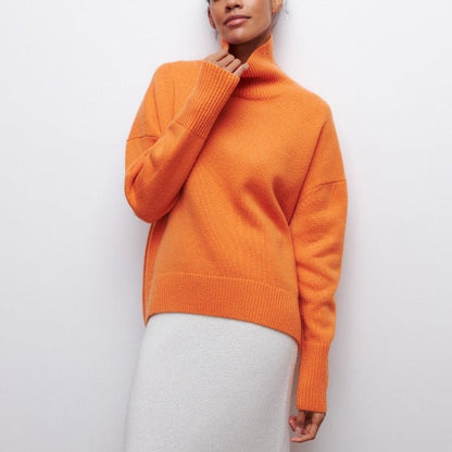 Toria™ | Knitted turtleneck sweater