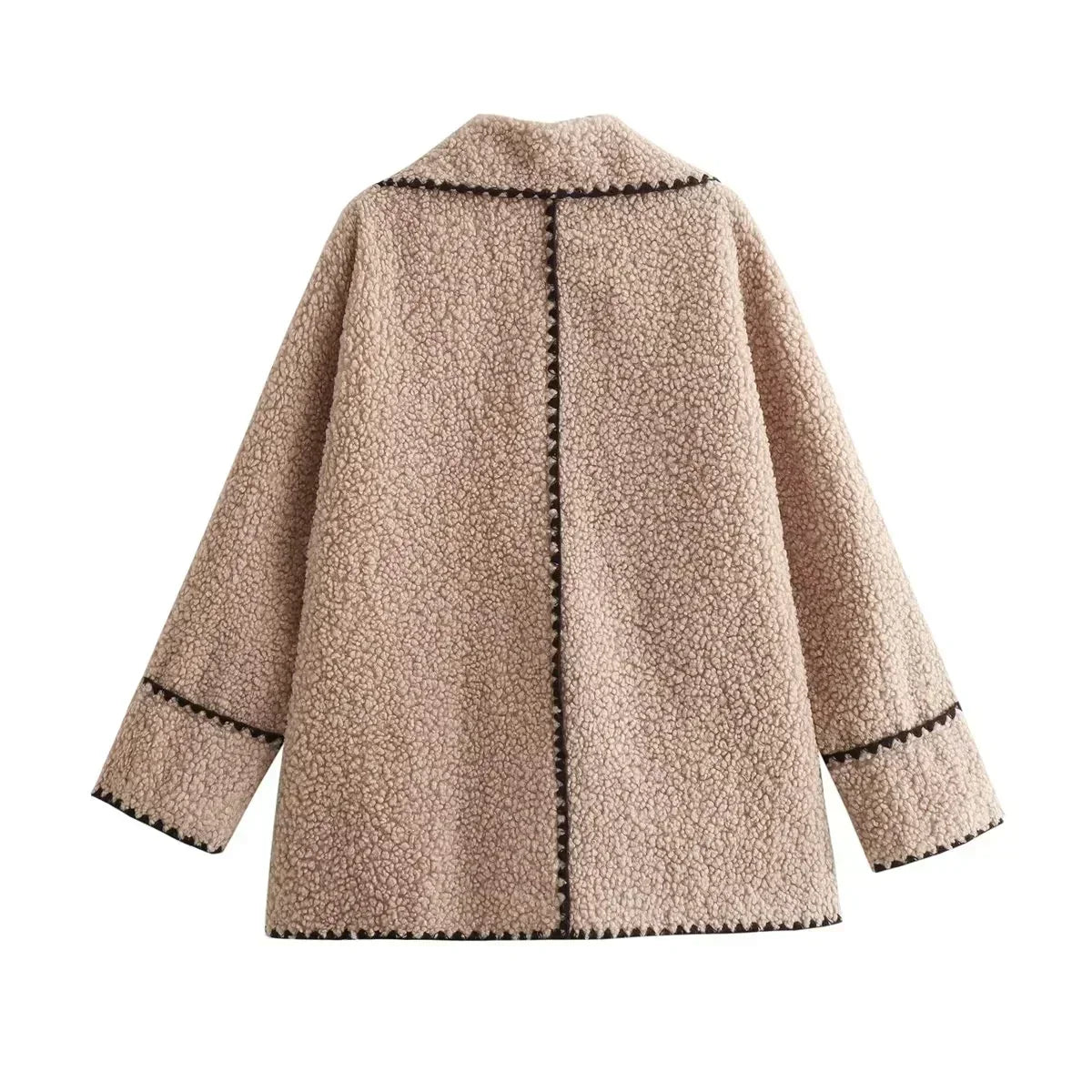 Nathina - Fleece Jas | Beige - Warm en Comfortabel