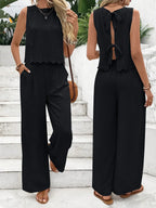 Brigitte - Zweiteiliges Set mit ärmellosem Top und Hose