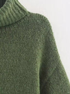 Nivelle | Knitted Turtleneck with Wide Sleeves &amp; Cropped Fit