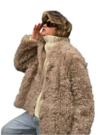 Isabelle – Luxuriöser weicher Damen-Kunstpelzmantel