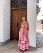 Sasha | Rosa Maxikleid