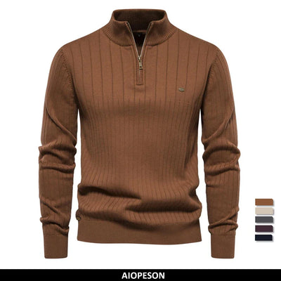 Aiopeson | Neuer Herbstpullover mit Reißverschluss für Herren