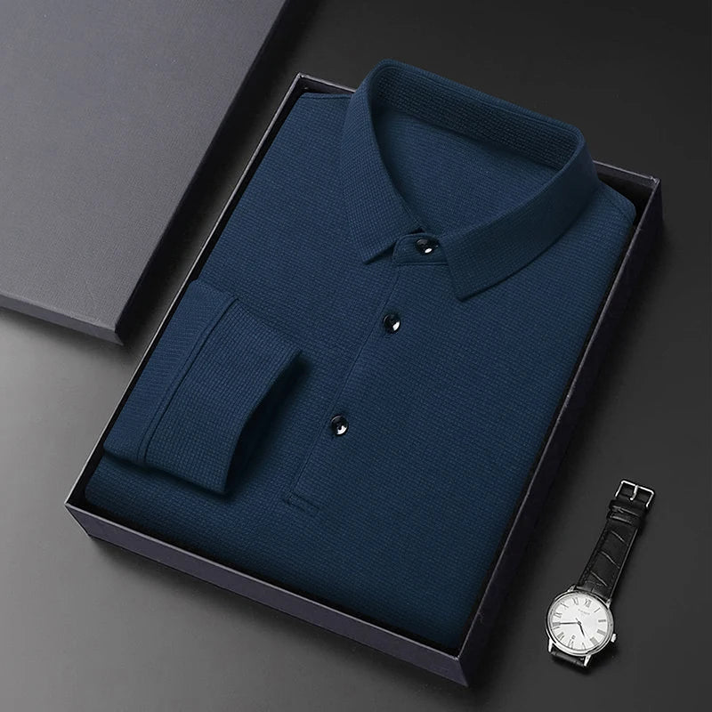 David | Luxe Lange Mouwen Polo