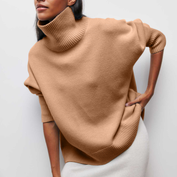 Toria™ | Knitted turtleneck sweater