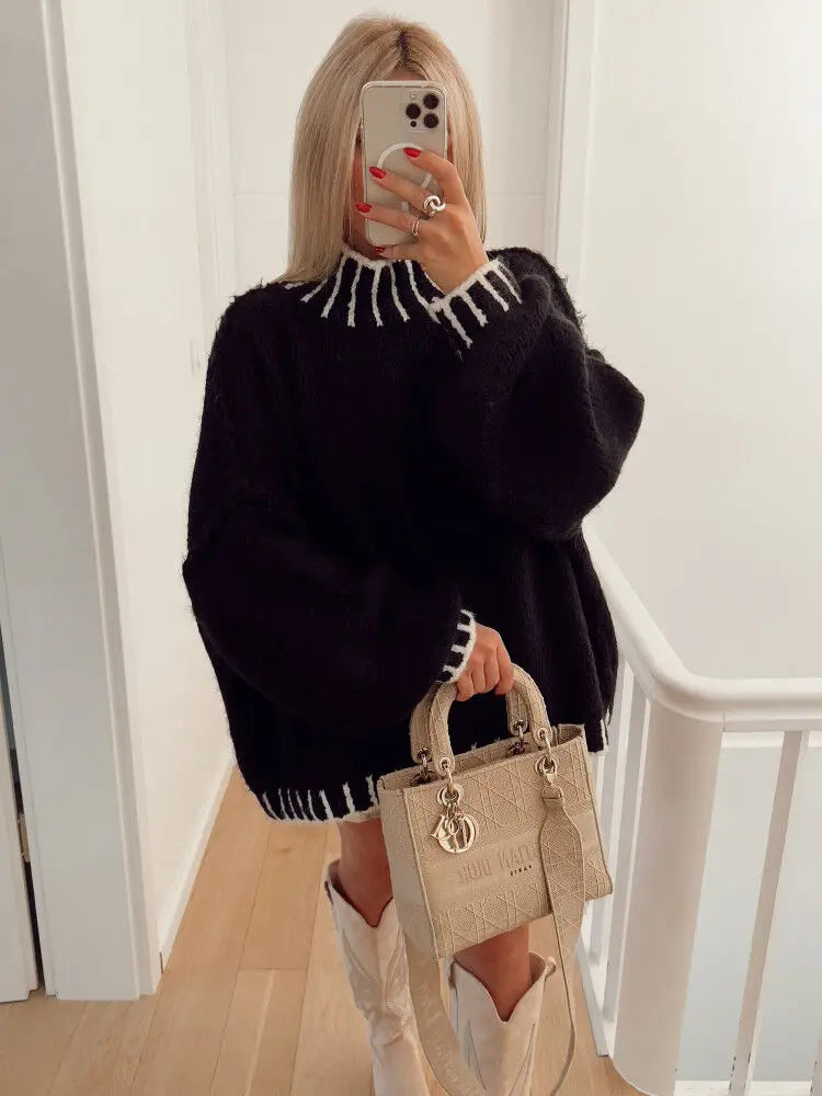 Pull Lolita - Übergroßer Rollkragenpullover 